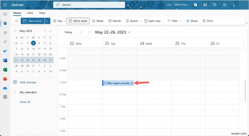 Giữ bí mật các cuộc hẹn riêng tư của bạn trong Outlook:Hướng dẫn từng bước 