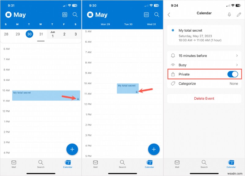 Giữ bí mật các cuộc hẹn riêng tư của bạn trong Outlook:Hướng dẫn từng bước 