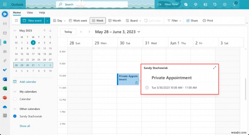 Giữ bí mật các cuộc hẹn riêng tư của bạn trong Outlook:Hướng dẫn từng bước 