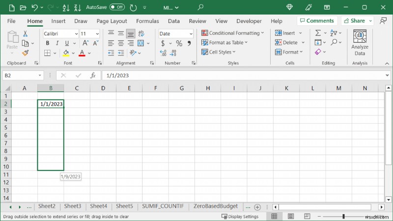 Tự động điền Excel dễ dàng:Tiết kiệm thời gian với tính năng nhập dữ liệu thông minh 