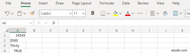 Hiểu khái niệm về giá trị trong Microsoft Excel 