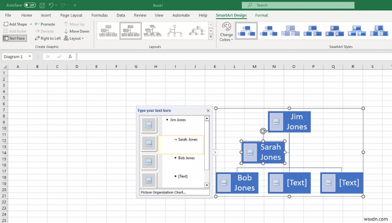 Tạo cây gia phả trong Excel:Hướng dẫn từng bước 