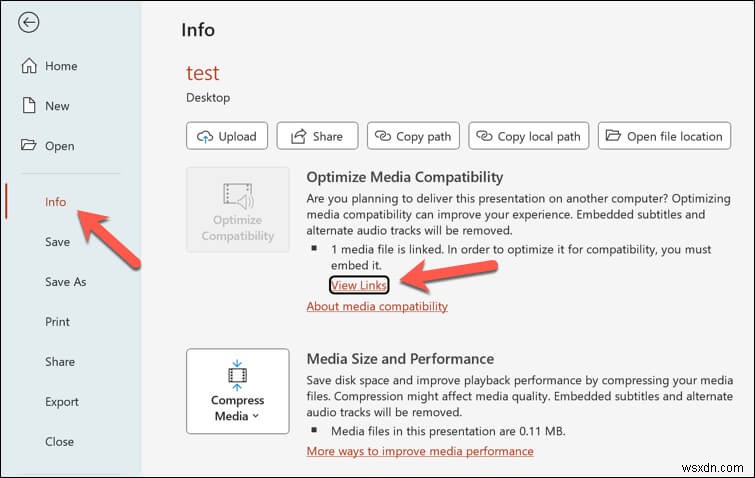 Giải quyết nhanh lỗi “Cannot Play Media” của PowerPoint 