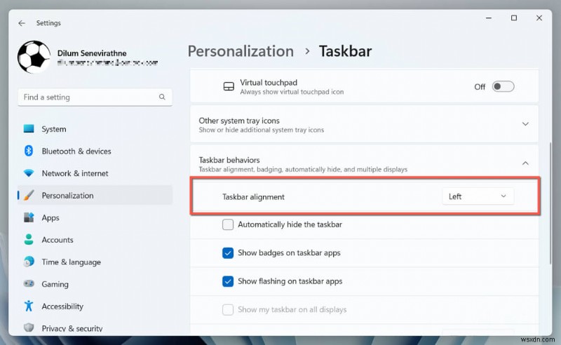 Dễ dàng chuyển đổi hiển thị thời tiết trên thanh tác vụ Windows 11 của bạn 