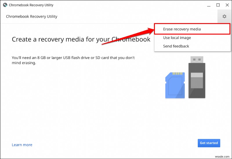 Tạo Phương tiện khôi phục Chromebook bằng Tiện ích khôi phục Chromebook:Hướng dẫn từng bước 
