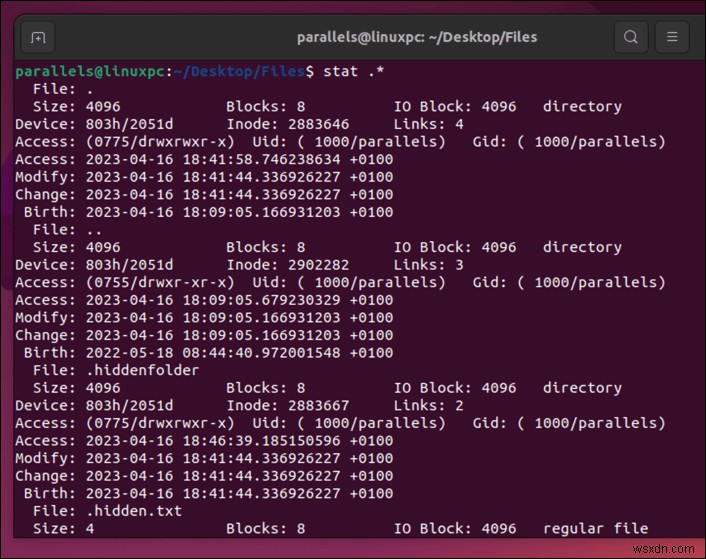 Dễ dàng tiết lộ các tập tin và thư mục ẩn trong Linux:Hướng dẫn từng bước 