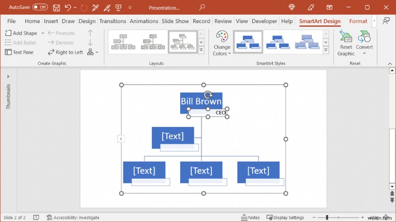 Tạo Sơ đồ tổ chức chuyên nghiệp trong Word, Excel &PowerPoint - Hướng dẫn từng bước 