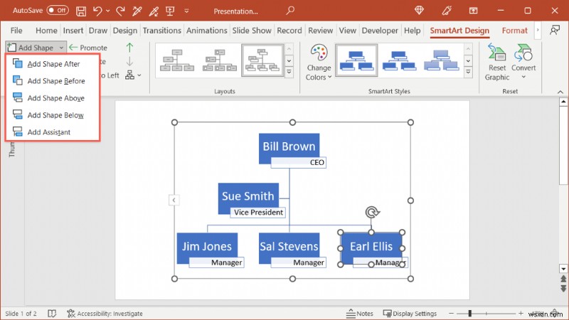 Tạo Sơ đồ tổ chức chuyên nghiệp trong Word, Excel &PowerPoint - Hướng dẫn từng bước 