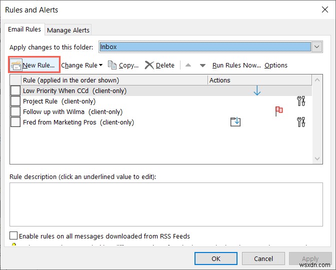Quy tắc chính của Outlook:Tự động quản lý email trên Windows, Mac và Web 