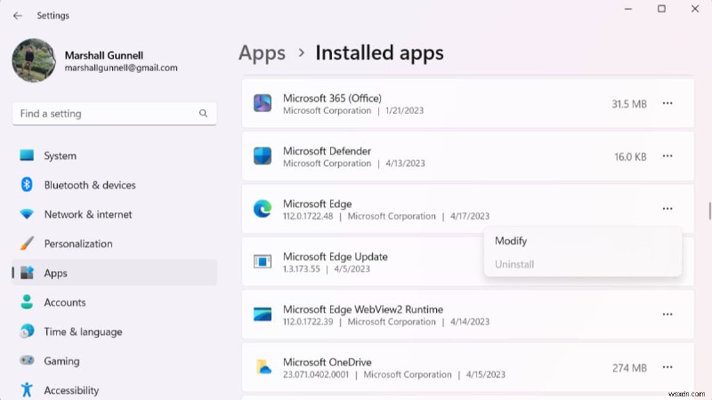 Xóa Microsoft Edge khỏi Windows 11:Hướng dẫn từng bước 