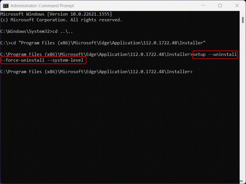 Xóa Microsoft Edge khỏi Windows 11:Hướng dẫn từng bước 