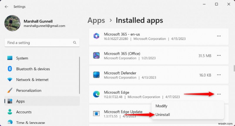 Xóa Microsoft Edge khỏi Windows 11:Hướng dẫn từng bước 