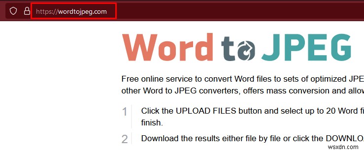 Chuyển đổi tài liệu Word của bạn thành JPEG chất lượng cao trong vài phút 
