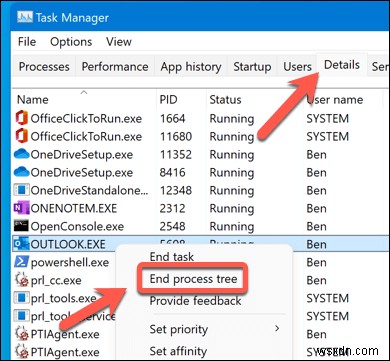 Cách khởi động lại nhanh chóng Microsoft Outlook trên Windows và Mac 