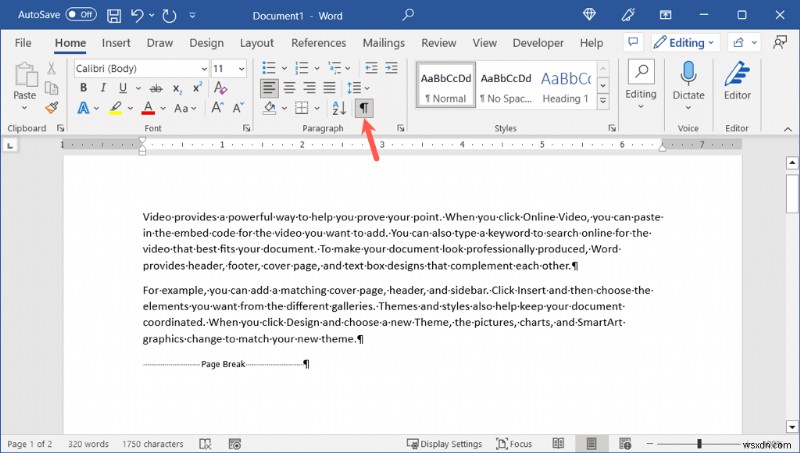 Dễ dàng xóa ngắt trang trong Microsoft Word trên Windows, Mac và Web 