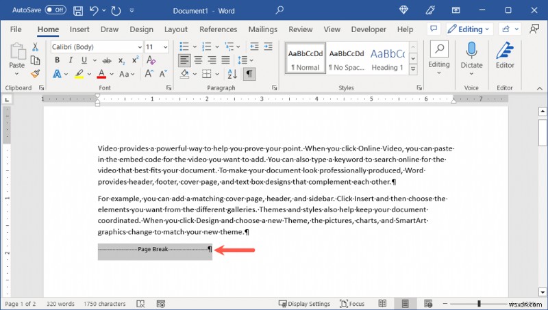 Dễ dàng xóa ngắt trang trong Microsoft Word trên Windows, Mac và Web 