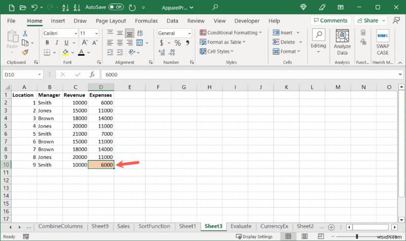 Khái niệm cơ bản về Excel:Đánh dấu ô và văn bản trong 5 bước đơn giản 