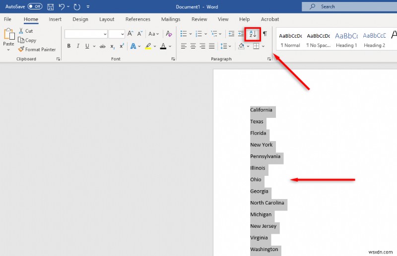 Dễ dàng sắp xếp theo thứ tự bảng chữ cái danh sách trong Microsoft Word:Hướng dẫn về Windows, Mac &Web 
