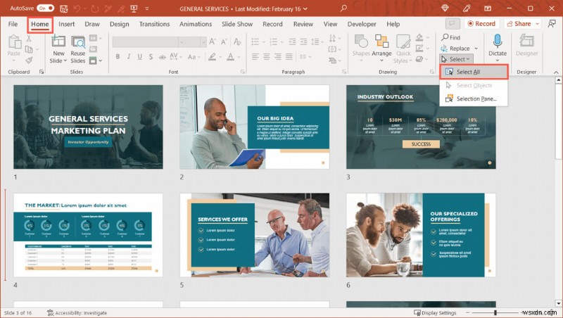 Dễ dàng chọn nhiều hoặc tất cả các slide trong PowerPoint – Hướng dẫn nhanh 
