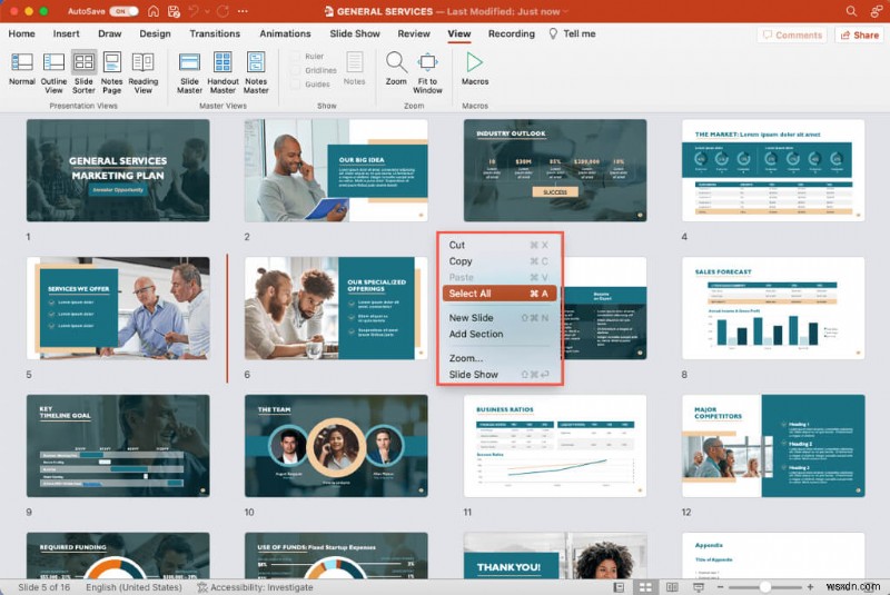 Dễ dàng chọn nhiều hoặc tất cả các slide trong PowerPoint – Hướng dẫn nhanh 