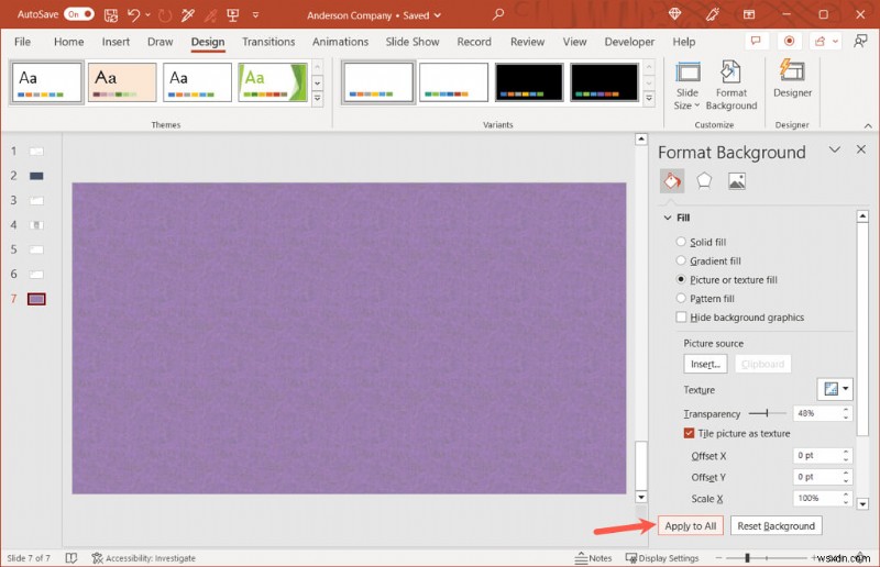 Dễ dàng tạo hình ảnh và nền slide trong suốt trong PowerPoint 