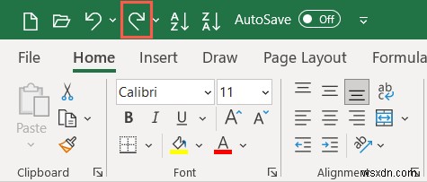 Master Excel:Hoàn tác, làm lại và lặp lại các hành động nhanh chóng 