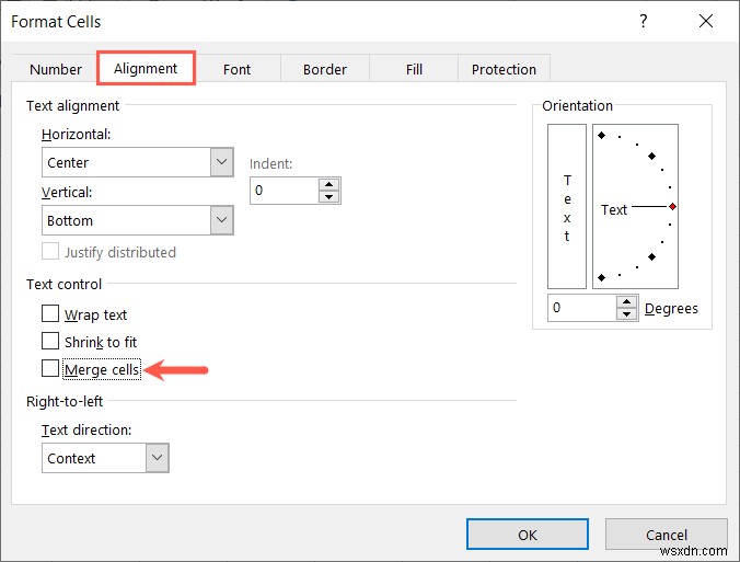 4 phương pháp đơn giản để hủy hợp nhất các ô trong Microsoft Excel 