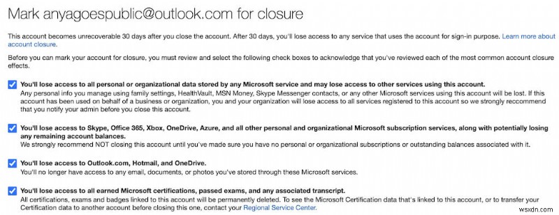 Hướng dẫn từng bước để đóng hoặc xóa vĩnh viễn tài khoản Outlook của bạn 