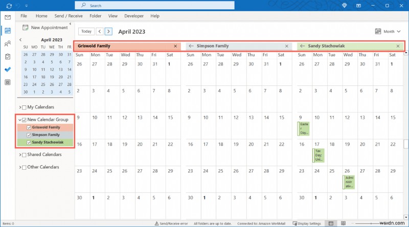 Tạo và quản lý nhóm lịch trong Outlook:Hướng dẫn từng bước 