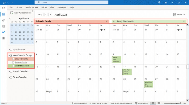 Tạo và quản lý nhóm lịch trong Outlook:Hướng dẫn từng bước 