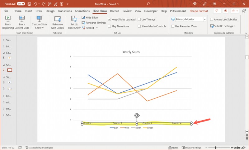Làm chủ bản vẽ trực tiếp trong PowerPoint:Đánh dấu các slide trong thời gian thực 