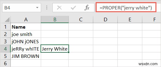 Viết hoa văn bản Excel dễ dàng:Chuyển đổi chữ hoa, chữ thường và chữ thích hợp 