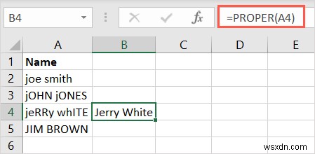 Viết hoa văn bản Excel dễ dàng:Chuyển đổi chữ hoa, chữ thường và chữ thích hợp 