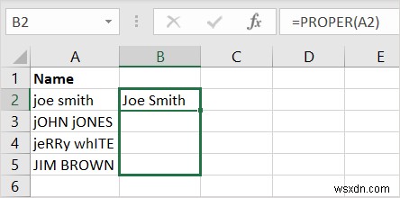 Viết hoa văn bản Excel dễ dàng:Chuyển đổi chữ hoa, chữ thường và chữ thích hợp 
