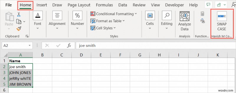 Viết hoa văn bản Excel dễ dàng:Chuyển đổi chữ hoa, chữ thường và chữ thích hợp 