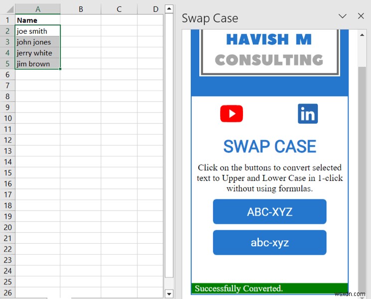 Viết hoa văn bản Excel dễ dàng:Chuyển đổi chữ hoa, chữ thường và chữ thích hợp 