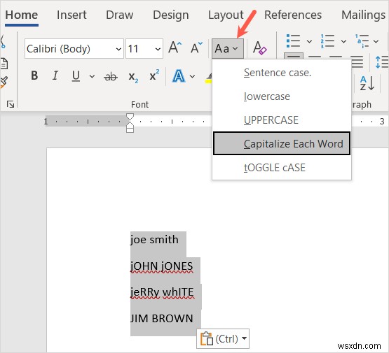 Viết hoa văn bản Excel dễ dàng:Chuyển đổi chữ hoa, chữ thường và chữ thích hợp 