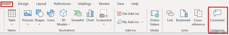 Hướng dẫn nhanh:Chèn, chỉnh sửa hoặc xóa nhận xét trong Microsoft Word 
