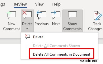 Hướng dẫn nhanh:Chèn, chỉnh sửa hoặc xóa nhận xét trong Microsoft Word 