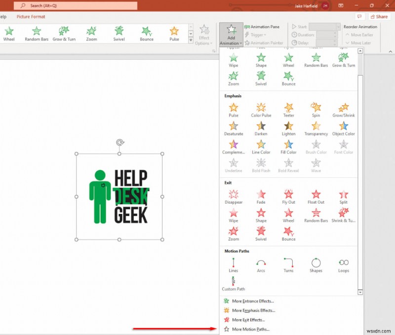 Làm chủ hoạt ảnh đường dẫn chuyển động trong PowerPoint:Hướng dẫn từng bước 