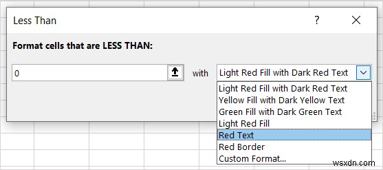 Hiển thị số âm màu đỏ trong Excel:Các bước và mẹo đơn giản 