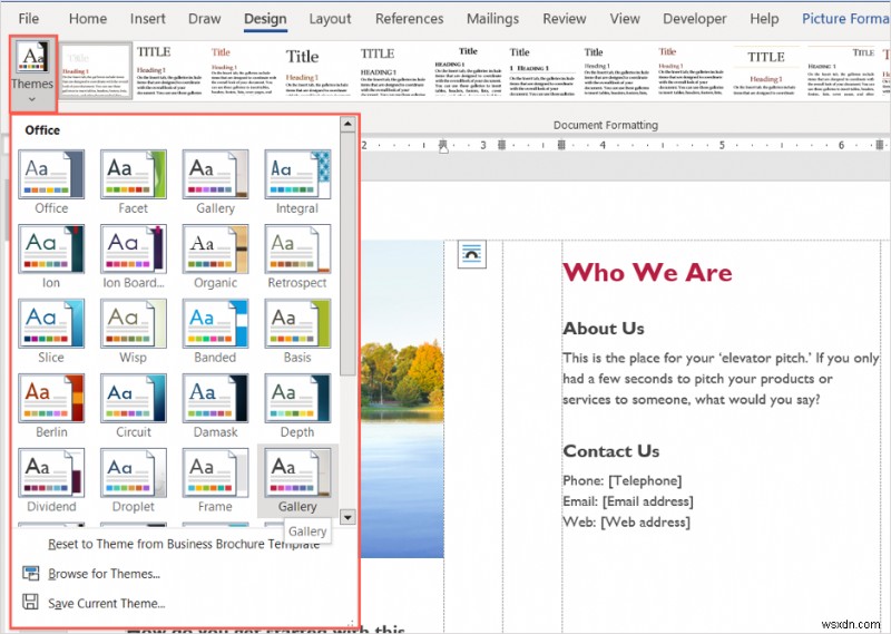 Tạo một tập tài liệu tuyệt đẹp một cách nhanh chóng với các mẫu Microsoft Word 