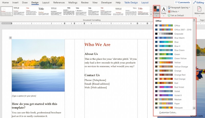 Tạo một tập tài liệu tuyệt đẹp một cách nhanh chóng với các mẫu Microsoft Word 