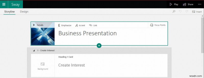 Microsoft Sway so với PowerPoint:Công cụ Office nào phù hợp với bài thuyết trình của bạn 