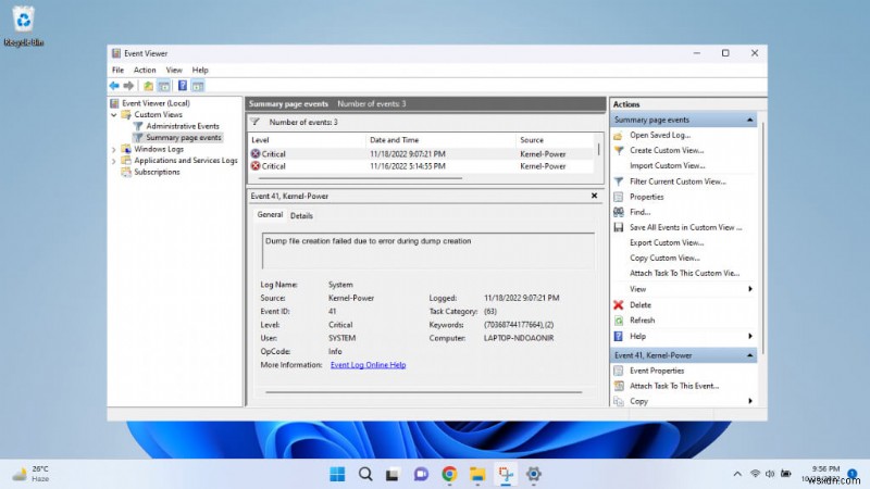 Giải quyết nhanh chóng các lỗi tạo tệp kết xuất Windows 
