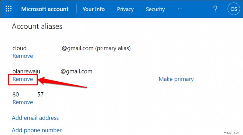 Dễ dàng cập nhật Email tài khoản Microsoft của bạn:Thêm, xóa và chuyển đổi bí danh 