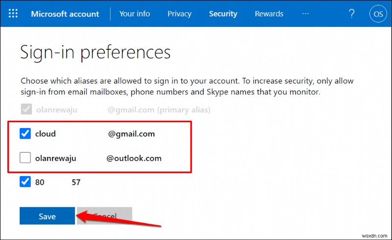Dễ dàng cập nhật Email tài khoản Microsoft của bạn:Thêm, xóa và chuyển đổi bí danh 