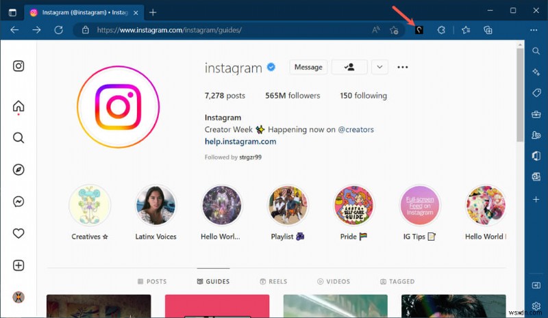 Bật Chế độ tối trên Instagram Web dành cho Windows:Hướng dẫn từng bước 
