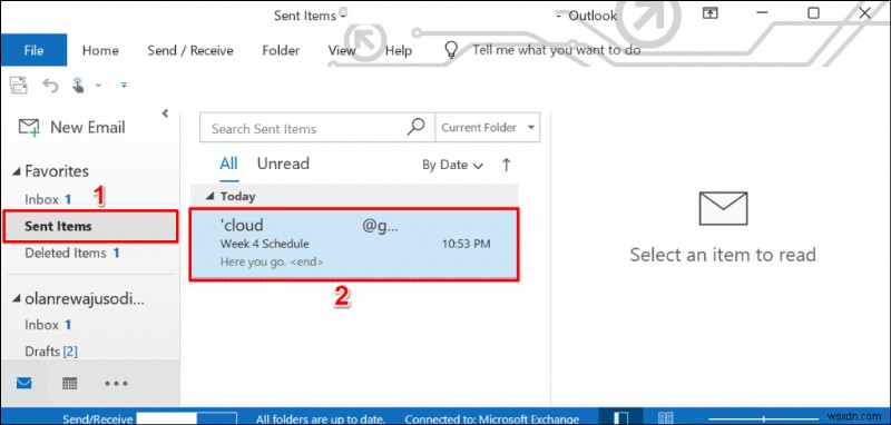 Hướng dẫn nhanh:Hủy gửi và thu hồi email Outlook trên web và máy tính để bàn 