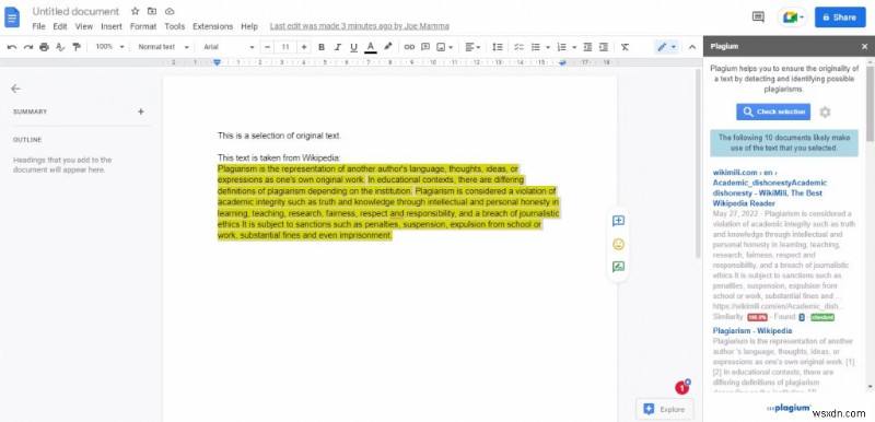 Phát hiện và ngăn chặn đạo văn trong Google Docs:Hướng dẫn từng bước 